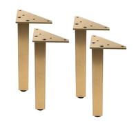 Geesatis Lot de 4 pieds de commode modernes en métal pour canapé, placard, 20,3 cm, bronze vintage