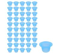 Geesatis Lot de 50 joints d'étanchéité universels en silicone pour robinet - Bleu