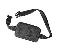 Geestock Sac Banane pour Femme et Homme, Bretelles Réglables, Sac de Poignées, Pour la Randonnée, la Course, le Cyclisme, Camouflage Noir
