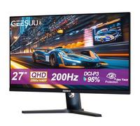 GEESUU Ecran PC Gamer 27 Pouces, Ordinateur 200hz, QHD 1440p, IPS, 1ms, 95% DCI-P3, Eye Care Screen, 1200:1, Gaming HDMI 2.1 & DP 1.4