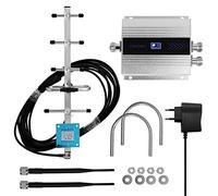 Geevorks GSM900 MHz Amplificateur de signal de téléphone portable à double extrémité, répéteur de signal de téléphone cellulaire avec écran LCD + antenne Yagi