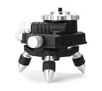 Geevorks Support de fixation au niveau laser à 360° Interface de 1/4" Support de trépied à réglage fin pour niveau laser,Trépied de qualité pour tout type de niveau
