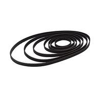 Geeyu 5PCS GT2-6 Courroie de synchronisation, L = 130mm, W = 3.5/6/9 / 10mm, 2GT-9, Ceinture Boucle fermée pour 2GT 3D Poulie de chronométrage de l'imprimante (Size : Width 9mm)