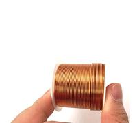 Geeyu Bobine de câble émaillé en cuivre de 0,35 mm, 0,38 mm, 0,08 mm, 20 AWG, 24 AWG, 28 AWG, 39 AWG, Qa-1/155, utilisé dans la fabrication de transformateurs.(OD 1mm)