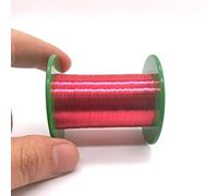 Geeyu Bobine magnétique en cuivre émaillé rouge 0,33 mm, 0,65 mm, 1 mm, 0,35 mm, 44 AWG, 39 AWG, 22 AWG, Qa-1/155, for bobines de haut-parleurs(OD 0.14mm)