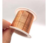 Geeyu Fil de cuivre émaillé for enroulement magnétique en cuivre de 0,1 mm, 0,8 mm, 0,09 mm, 40 AWG, 44 AWG, 18 AWG, Qa-1/155 for moteurs électriques(0.4mm 15Meter)