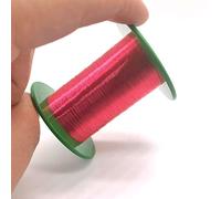 Geeyu Fil de cuivre émaillé rouge for bobines de haut-parleurs, 0,18 mm, 1 mm, 0,65 mm, 0,06 mm, 40 AWG, 34 AWG, 43 AWG, 36 AWG, Qa-1/155(OD 0.31mm)