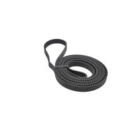 Geeyu S2M 1190 courroie synchrone S2M-30 courroies de distribution en caoutchouc à boucle fermée largeur 20mm 12mm 10mm STD noir longueur de la courroie de distribution 1190mm(Width 9mm)