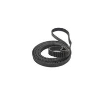 Geeyu S2M 1432 courroie synchrone S2M-10 courroies de distribution en caoutchouc à boucle fermée largeur 30mm 20mm 25mm STD noir longueur de la courroie de distribution 1432mm(Width 7mm)