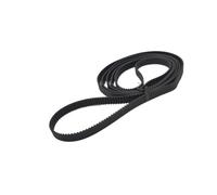 Geeyu S2M 152 courroie synchrone S2M-8 courroies de distribution en caoutchouc à boucle fermée largeur 15mm 8mm 10mm STD noir longueur de la courroie de distribution 152mm(Width 18mm)
