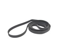 Geeyu S2M 186 courroie synchrone S2M-12 courroies de distribution en caoutchouc à boucle fermée largeur 6mm 10mm 9mm STD noir longueur de la courroie de distribution 186mm(Width 3mm)
