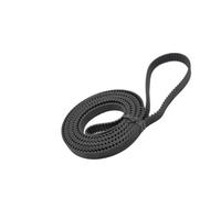 Geeyu S2M 316 courroie synchrone S2M-6 courroies de distribution en caoutchouc à boucle fermée largeur 8mm 10mm 12mm STD noir longueur de la courroie de distribution 316mm(Width 8mm)