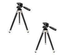 Gef-roy Lot de 2 Trépieds Télescopique pour caméra - Stabilié Maximale - Rotation Horizontale et Verticale