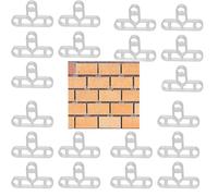 GEFAEJIFO Lot de 100 croisillons de joints en T 10 mm Pour couper les carreaux et compenser les distances