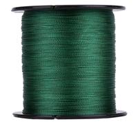 geflochtene Angelschnur, 300m ，PE ，4-fach, grün (0,6 mm), super stark, ideal für die Fischerei und das Angeln auf große Fische