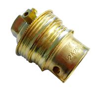 GEFOM 26147 Douille B22 Acier Laitonne double bague