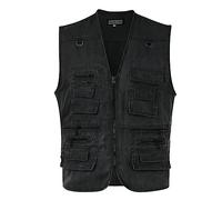 Gefomuofe Gilet d'extérieur en coton pour homme - Gilet de travail respirant sans manches - Séchage rapide - Multifonction - Sans manches - Pour photographie