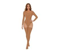 Gefomuofe Justaucorps de gymnastique à paillettes pour femme - Body de ballet Space Girl - Costume rave - Haut argenté des années 80 - Aérobic - Haut à paillettes et slip - Sous-vêtements brillants