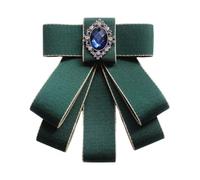 Gefomuofe Nœud papillon pour femme - Réglable - En velours - Pré-noué - Couleur unie - Avec papillons - Pour marié, mariage formel - Avec boîte cadeau, vert, taille unique