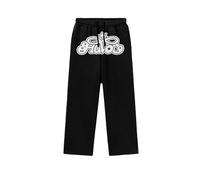 Gefomuofe Pantalon de jogging d'hiver pour homme imprimé Y2K Harajuku Hip Hop Streetwear Pantalon de sport Fitness Pantalon de course Pantalon d'entraînement Coupe ample Pantalon de loisirs, Noir , M