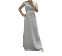 Gefomuofe Robe musulmane pour femme - Sans manches - Robe musulmane musulmane - Robe Abaya islamique - Turquie - Fête de mariée - Soirée - Vêtements de prière, Blanc., XL