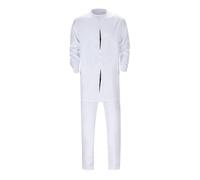 Gefomuofe Tenue africaine pour homme Vêtements africains 2 pièces Ensemble de vêtements décontractés Confortable Deux pièces Robes ethniques Robe africaine, Blanc., M