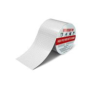 GEFONG Caoutchouc Butyle Étanche Bande de Papier d'Aluminium Longueur 10m Largeur 10cm Ruban de Réparation pour Conduit Toit Gouttière Intérieur Extérieur 1 Rouleau