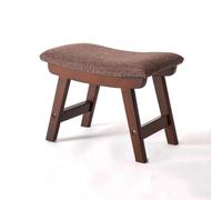 GeFSDOU Banc créatif simple en bois massif pour la maison, tabouret à langer, tabouret bas en tissu, chaise design