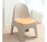 GeFSDOU Petit tabouret dossier simple salon table basse adulte antidérapant maison dossier épais