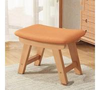 GeFSDOU Petit tabouret en tissu créatif pour la maison, tabouret de table à thé, tabouret de salon en bois massif, banc moderne et simple