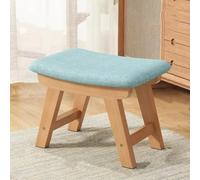 GeFSDOU Petit tabouret en tissu créatif pour la maison, tabouret de table à thé, tabouret de salon en bois massif, banc moderne et simple