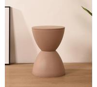GeFSDOU Repose-pieds créatif, moderne, minimaliste, banc à langer tendance, tabouret rond en plastique épais