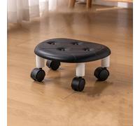 GeFSDOU Roue universelle pour usage domestique, poulie, tabouret bas avec roulettes, tabouret rond multifonction pour enfants