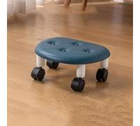 GeFSDOU Roue universelle pour usage domestique, poulie, tabouret bas avec roulettes, tabouret rond multifonction pour enfants