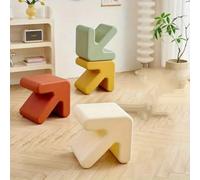 GeFSDOU Style Creative Arrow Tabouret à chaussures bas en plastique à la porte de la maison