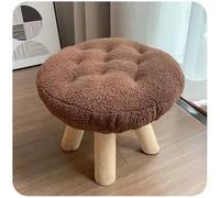 GeFSDOU Tabouret à fleurs rond pour salon, chambre à coucher