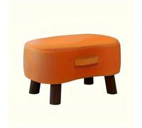 GeFSDOU Tabouret à langer simple pour salon, canapé, tabouret à pédale, sac souple, meuble de maison, banc à chaussures