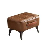 GeFSDOU Tabouret court minimaliste super doux pour économiser de l'espace Banc à chaussures de ménage avec assise douce pour salon entrée