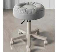 GeFSDOU Tabouret de maquillage léger de luxe haut de gamme pour chambre à coucher, tabouret de coiffeuse moderne et simple, chaise de salon de petite taille