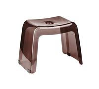 GeFSDOU Tabouret de salle de bain en plastique transparent pour adultes