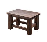 GeFSDOU Tabouret en bois massif pour adulte - Tabouret à langer pour la maison, la cuisine, la salle de bain, le salon, le jardin