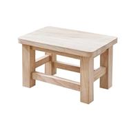 GeFSDOU Tabouret en bois massif pour adulte - Tabouret à langer pour la maison, la cuisine, la salle de bain, le salon, le jardin