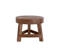 GeFSDOU Tabourets bas en bois - Petit banc - Support pour plantes d'intérieur et d'extérieur - Étagère moderne pour entrée, décoration de jardin