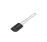 GEFU 14350 Grattoir à pâte Cremoso Spatule Accessoire de Cuisson Silicone Noir Taille Unique L 25 cm