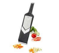 GEFU Julienne VIOLI 2.0 trancheuse Manuel Noir Synthétique ABS, Acier inoxydable