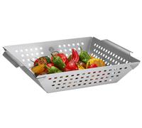 GEFU 894-16 Plateau BBQ grand ER 33x28x7,5cm, argent