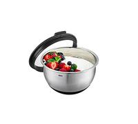 GEFU Bol en acier inoxydable MUOVO Ø 20 cm avec couvercle Argent