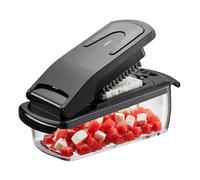 Coupe-dés & batônnets avec 2 grilles carrées de 7 & 13 mm