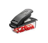 GEFU Coupe-dés et bâtonnets TREPPO 89471 – acier inoxydable, noir