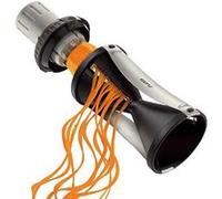 GEFU Spirelli 2.0 trancheuse Manuel Noir, Argent Plastique, Acier inoxydable